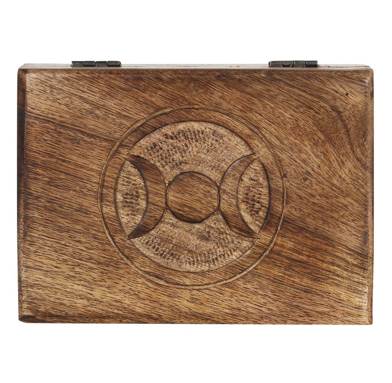 CAJA DE CARTAS DE TAROT TRIPLE LUNA DE 7X5 PULGADAS