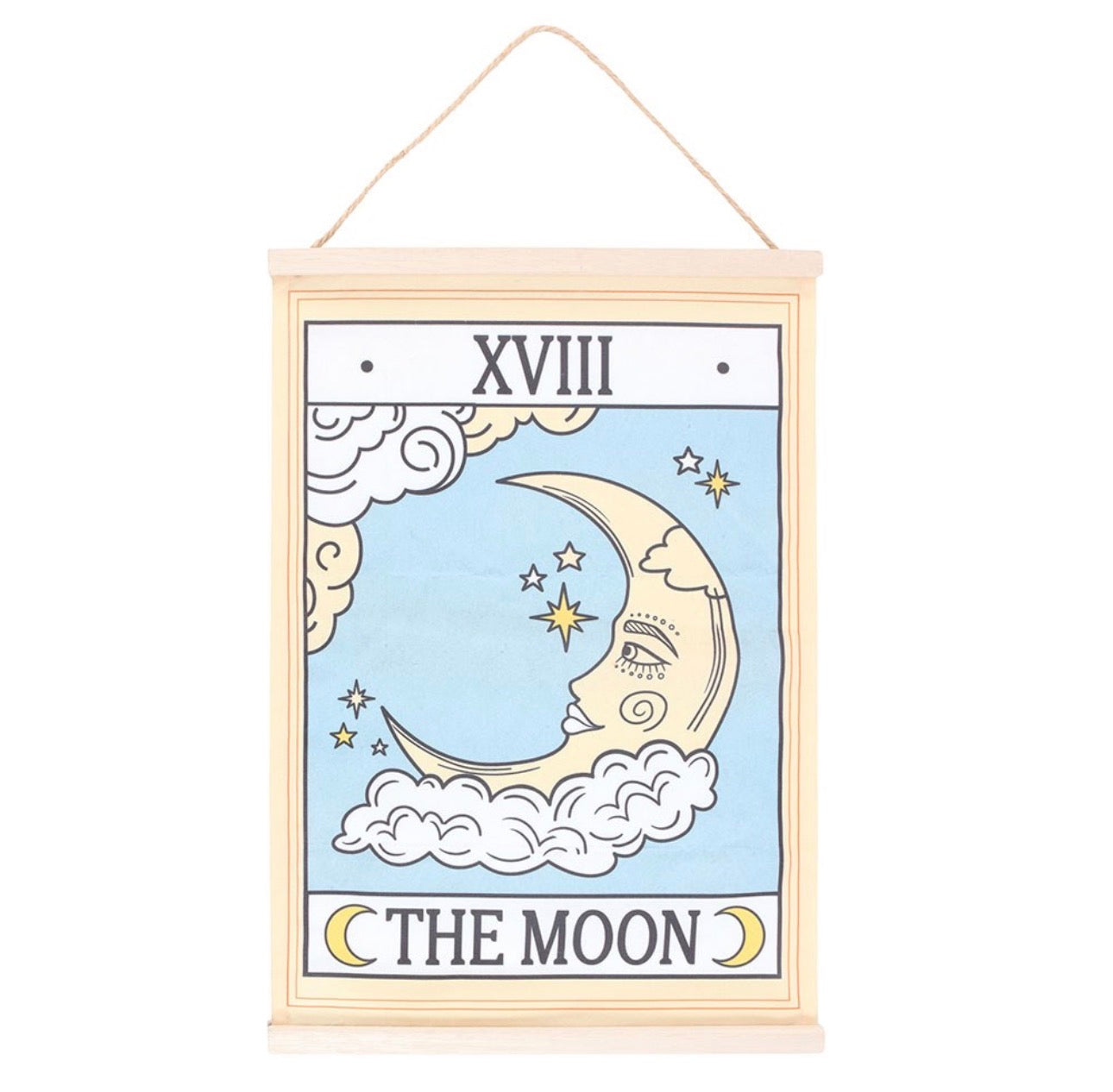 COLGADOR DE PARED TAROT VINTAGE DE LA LUNA