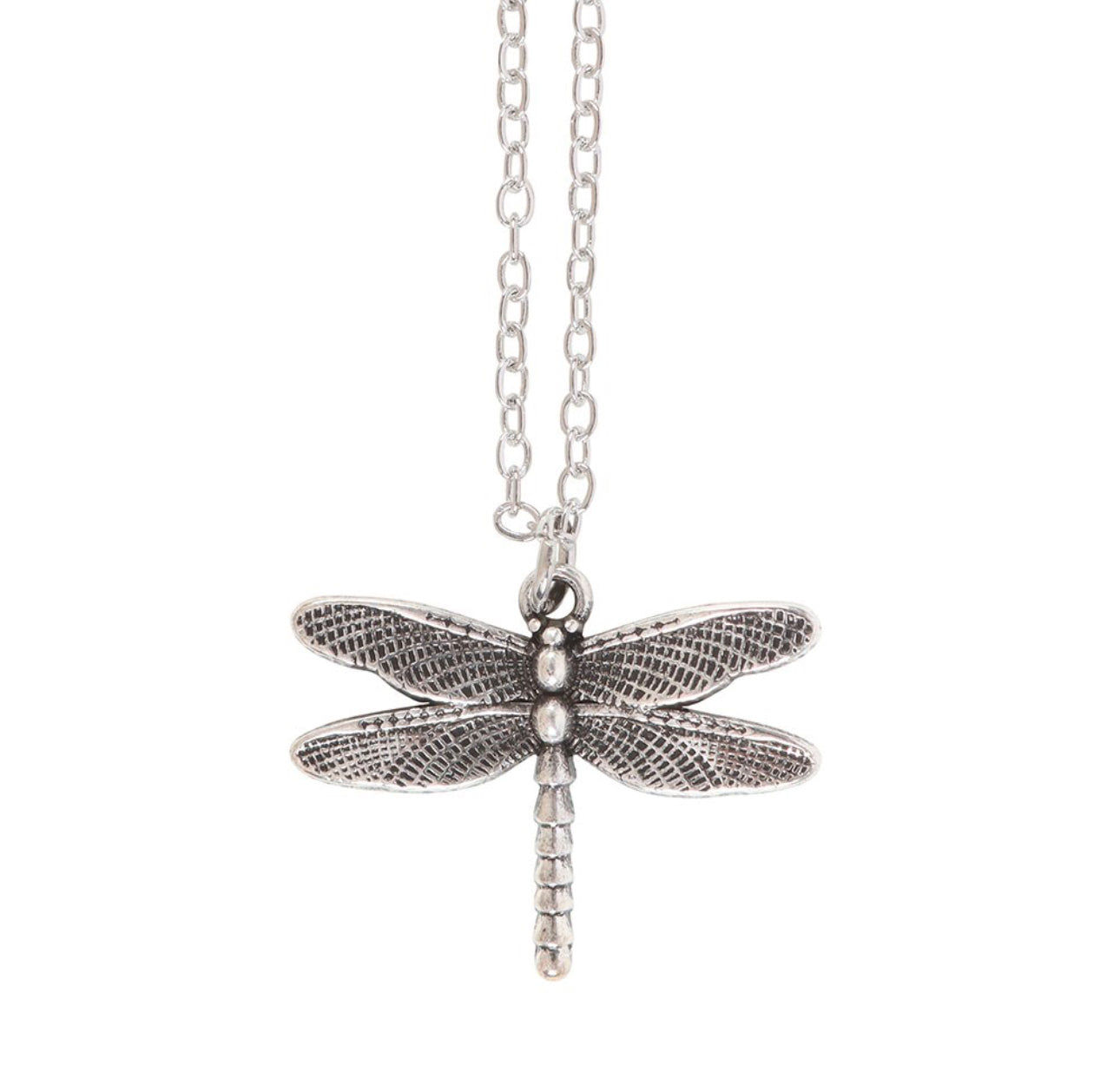 Collar de libélula en tarjeta de felicitación