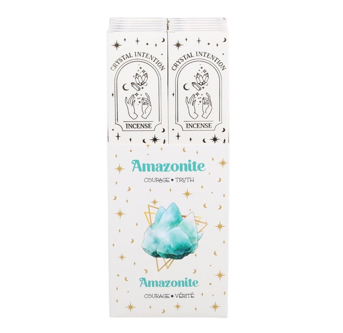 INCIENSO «NATIVE SOUL CRYSTAL INTENTIONS» CON TROCITOS DE AMAZONITA