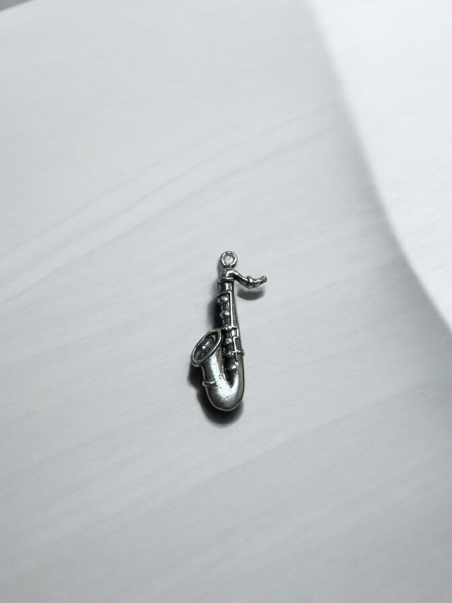 Colgante Saxofón Plata