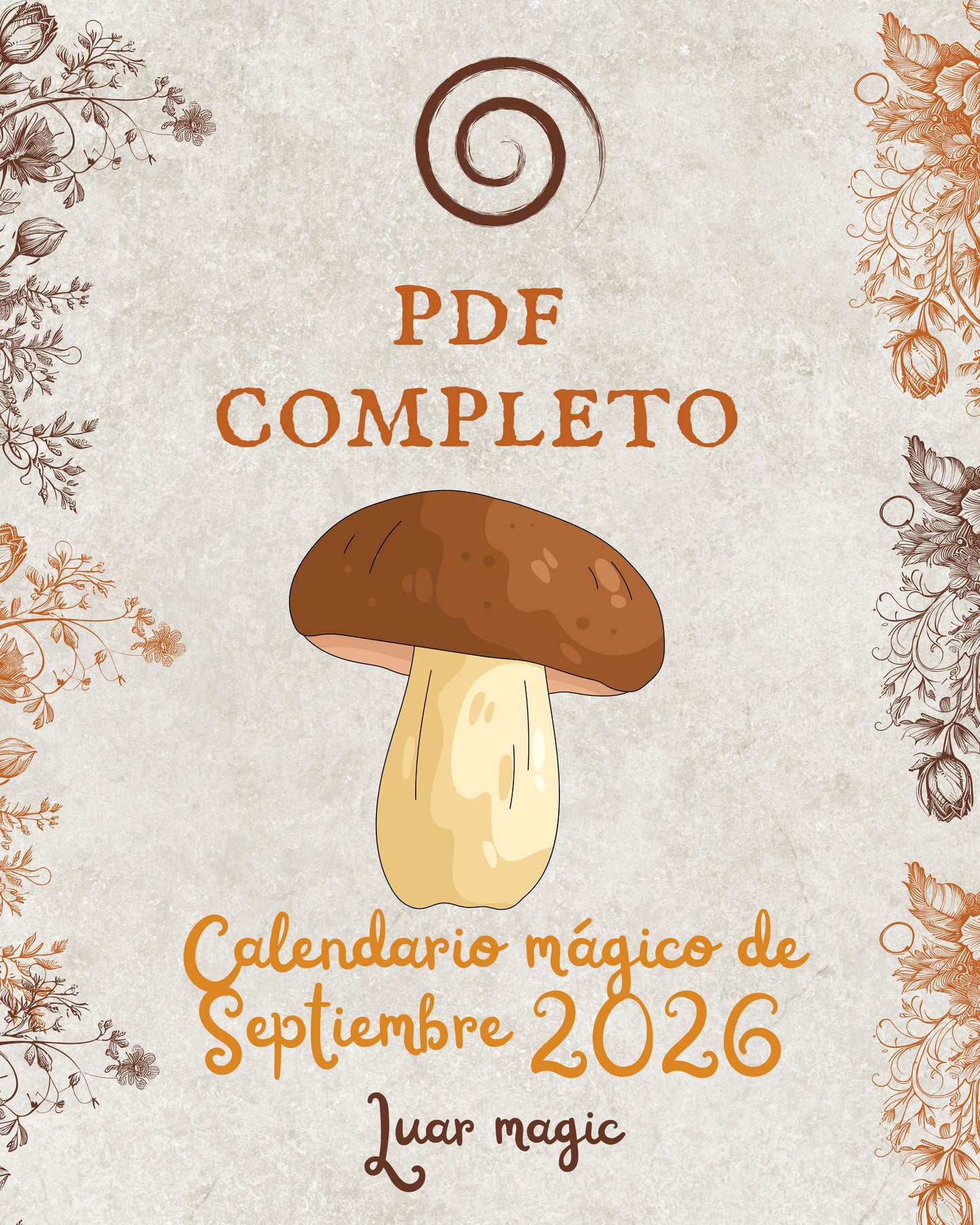 CALENDARIO MÁGICO DE SEPTIEMBRE 2026 · PDF DIGITAL 🍂