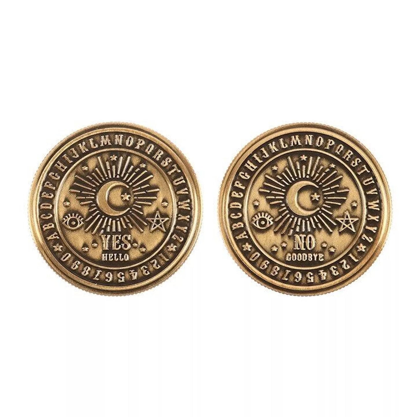 Monedas con decisión de sí o no