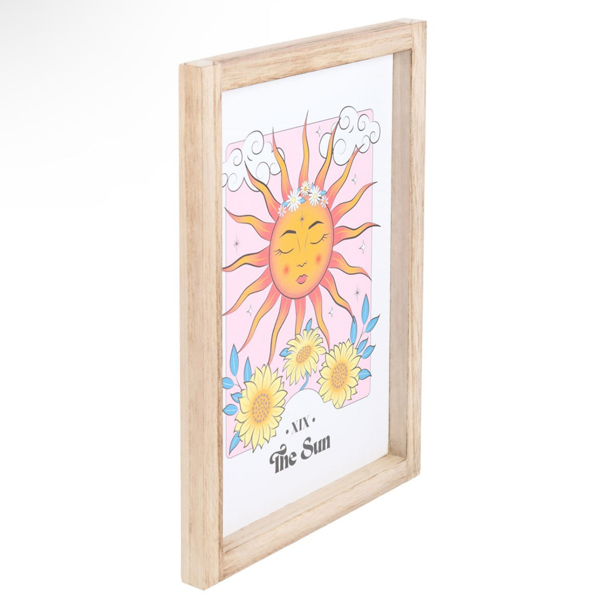 LAMINA DE ARTE DE PARED CON MARCO SOL CELESTIAL