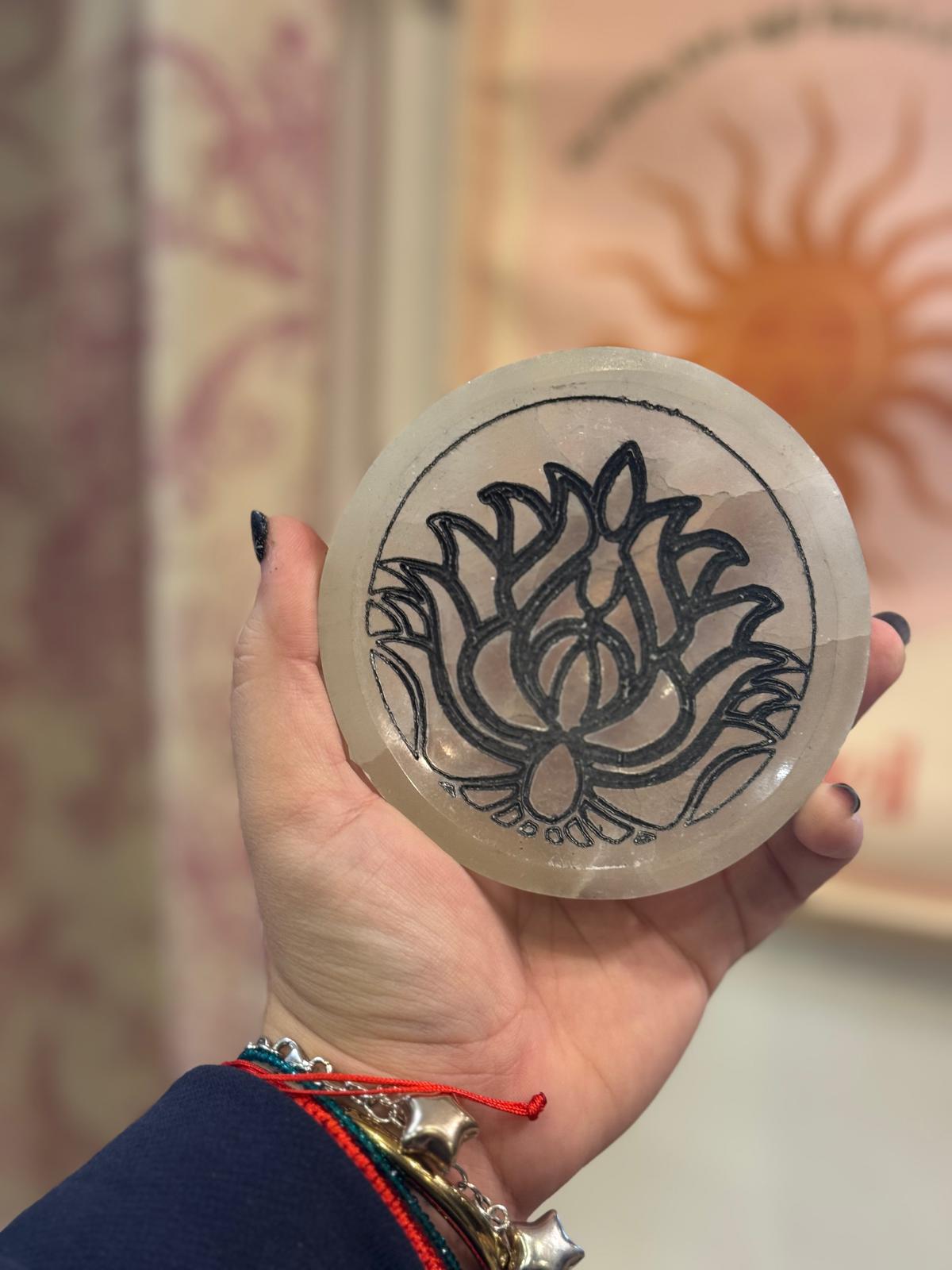 Cuencos de selenita diferentes modelos