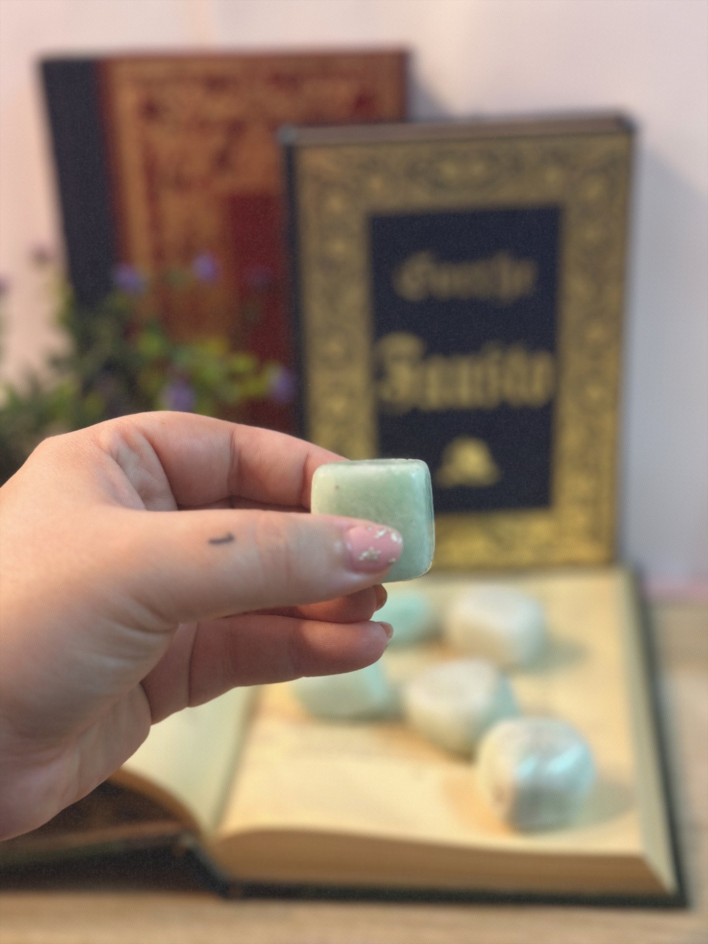 Mineral rodado de Aguamarina