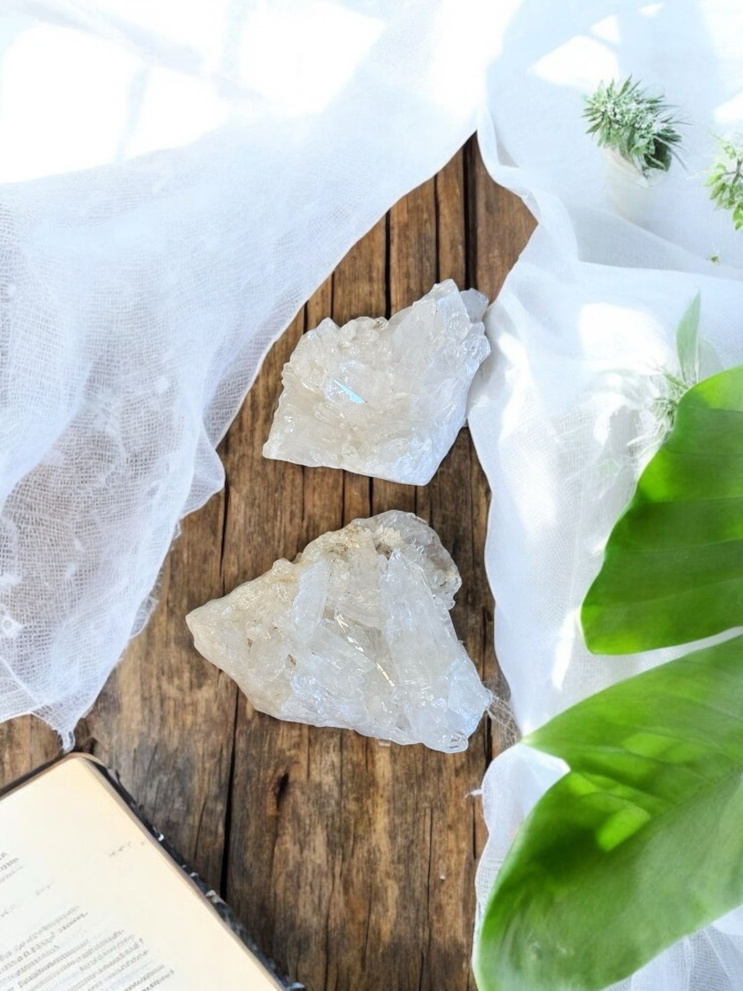 Drusa de Cuarzo Blanco AAA