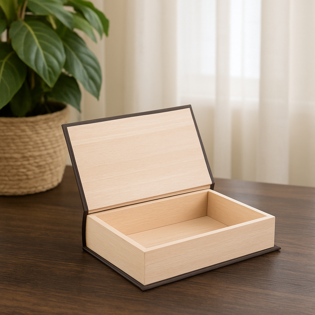 Caja de almacenamiento con forma de libro de Blue Moon
