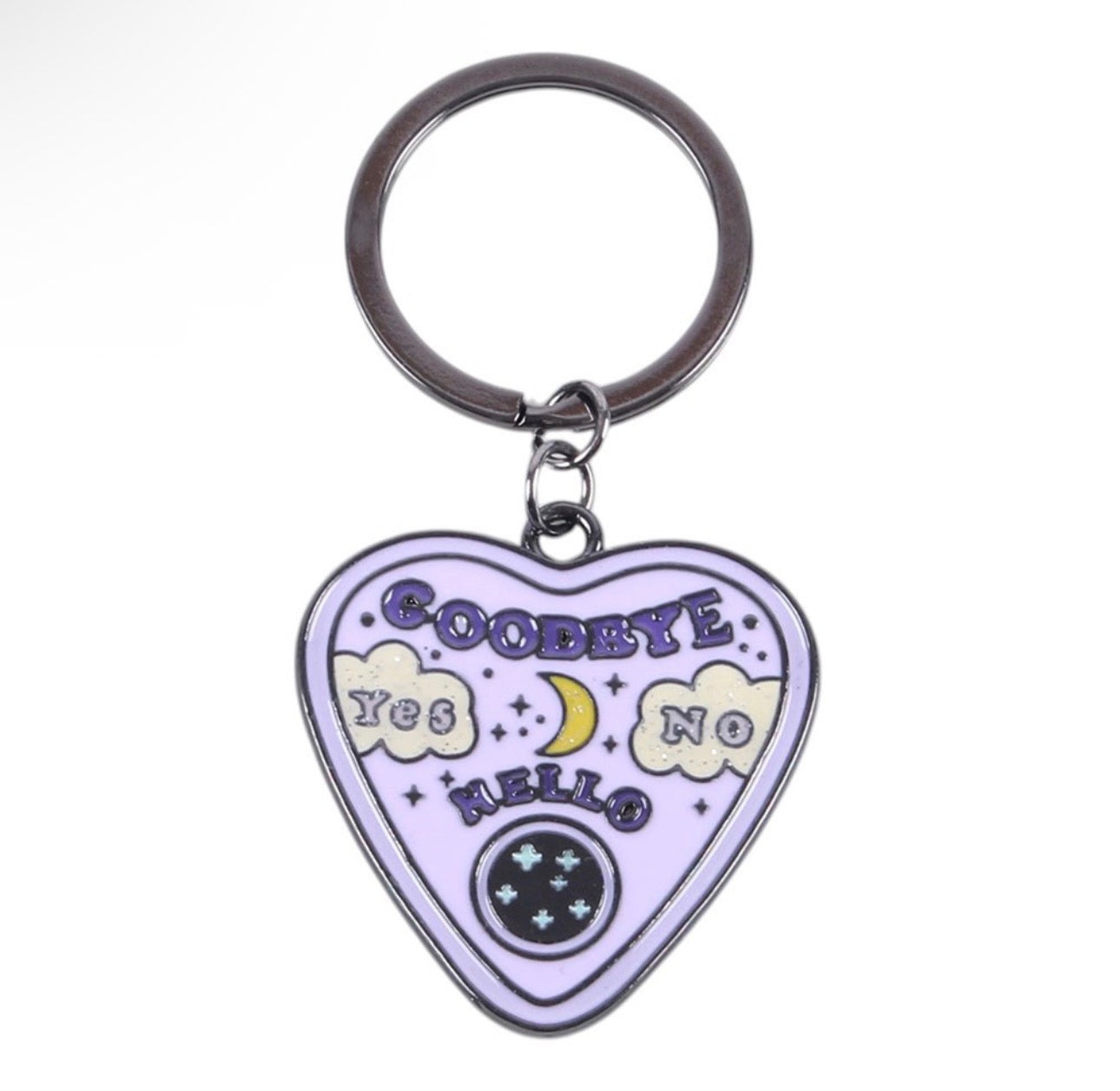 Llavero ouija en tonos pastel