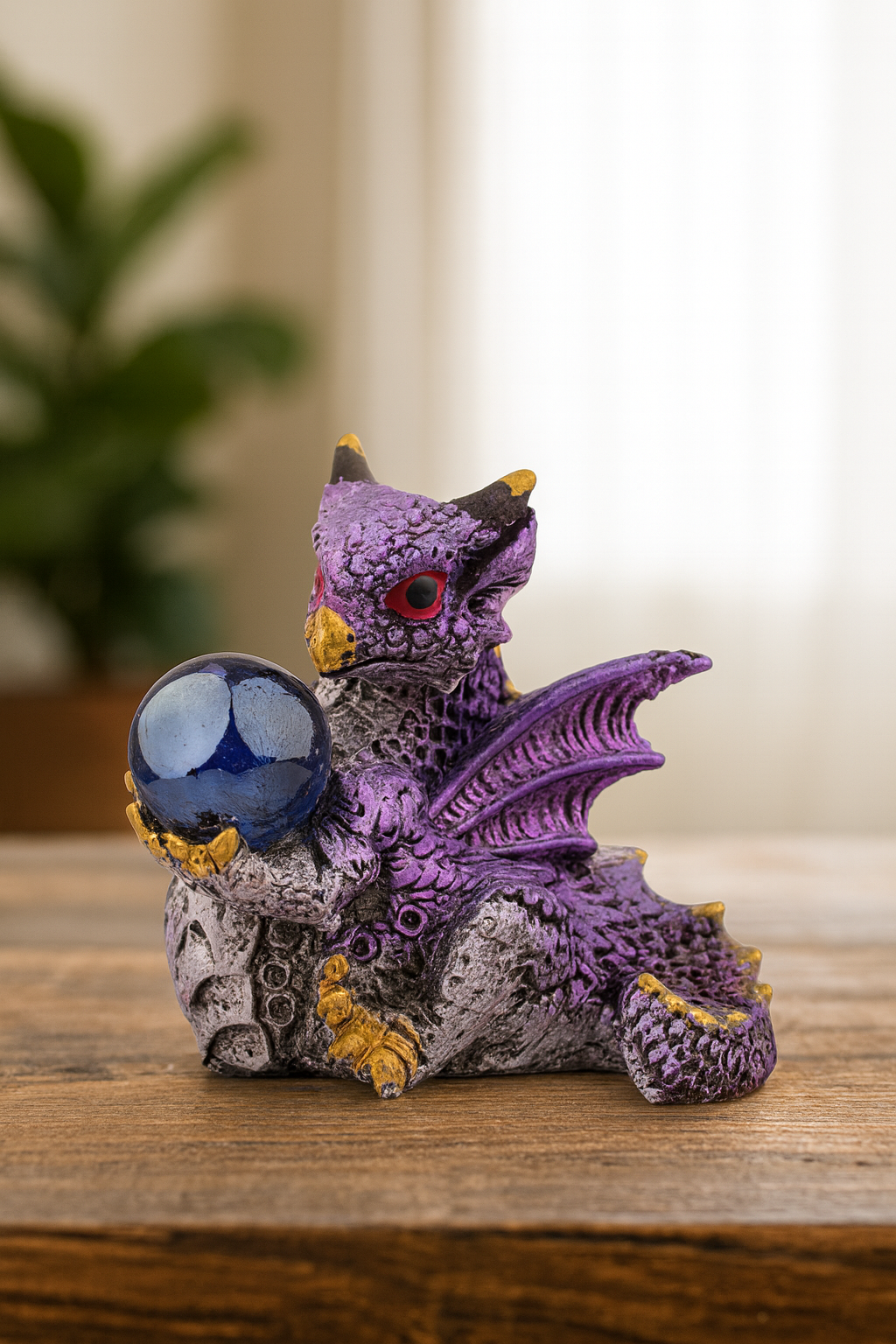 Figura Dragón de Elementos Bola de Cristal y Visión