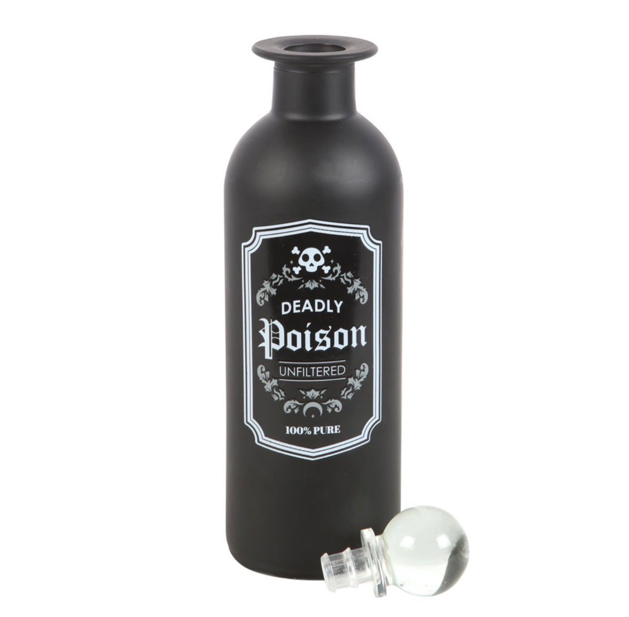 BOTELLA DE POCIÓN DE VIDRIO DECORATIVA