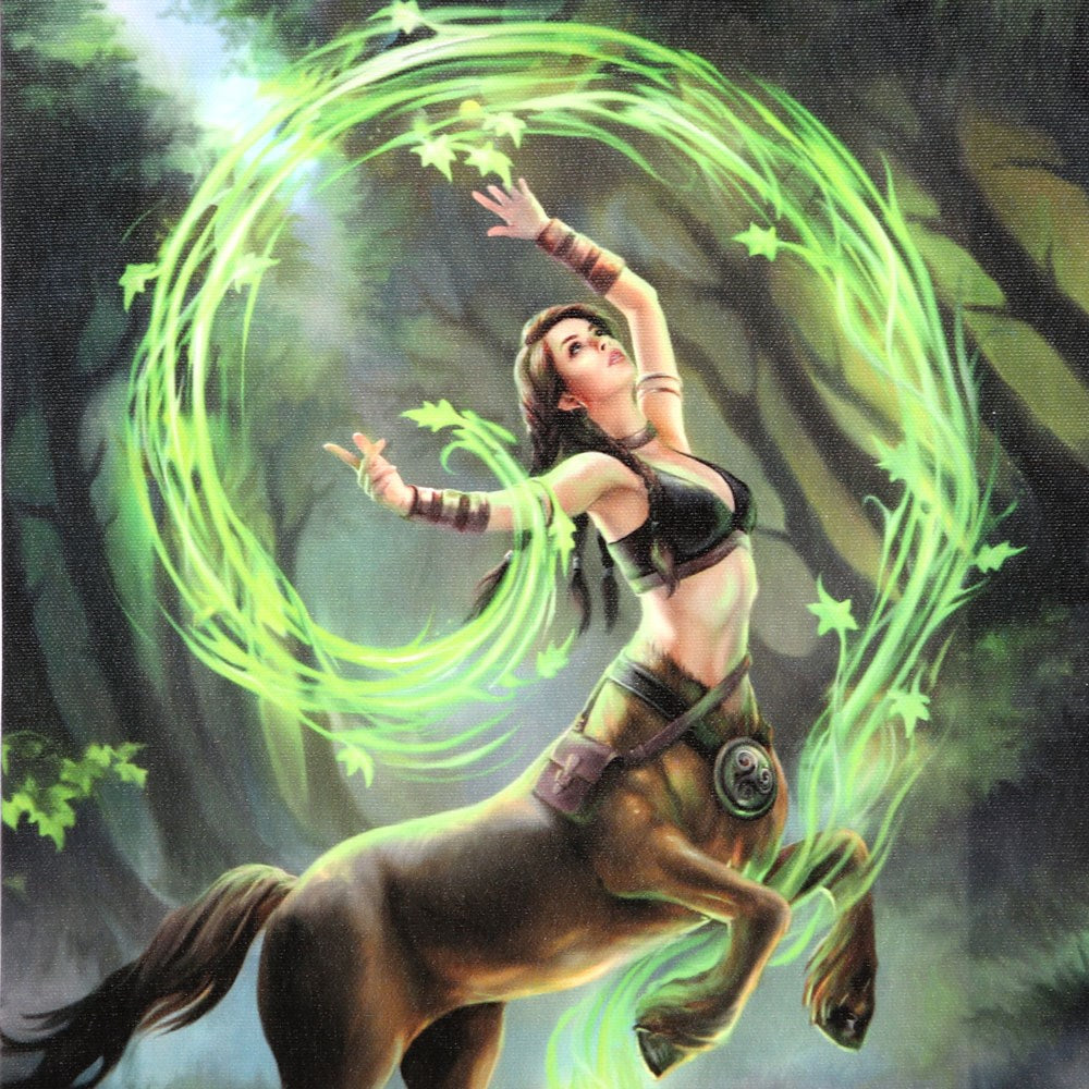 Lienzo de la Hechicera Elemento Tierra (19x25cm)
