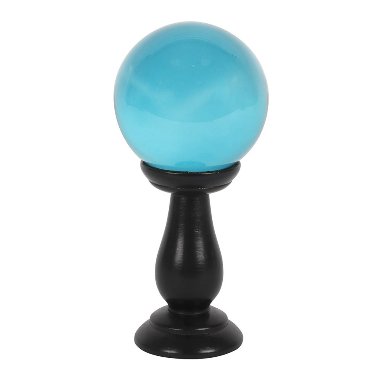 BOLA DE CRISTAL AZUL SOBRE SOPORTE