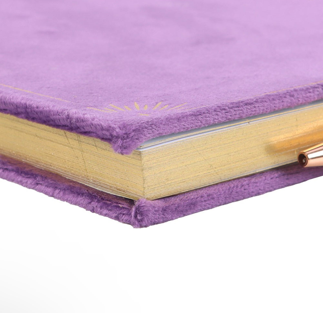 Libreta del Libro de Hechizos con Bolígrafo de Cristal de Amatista