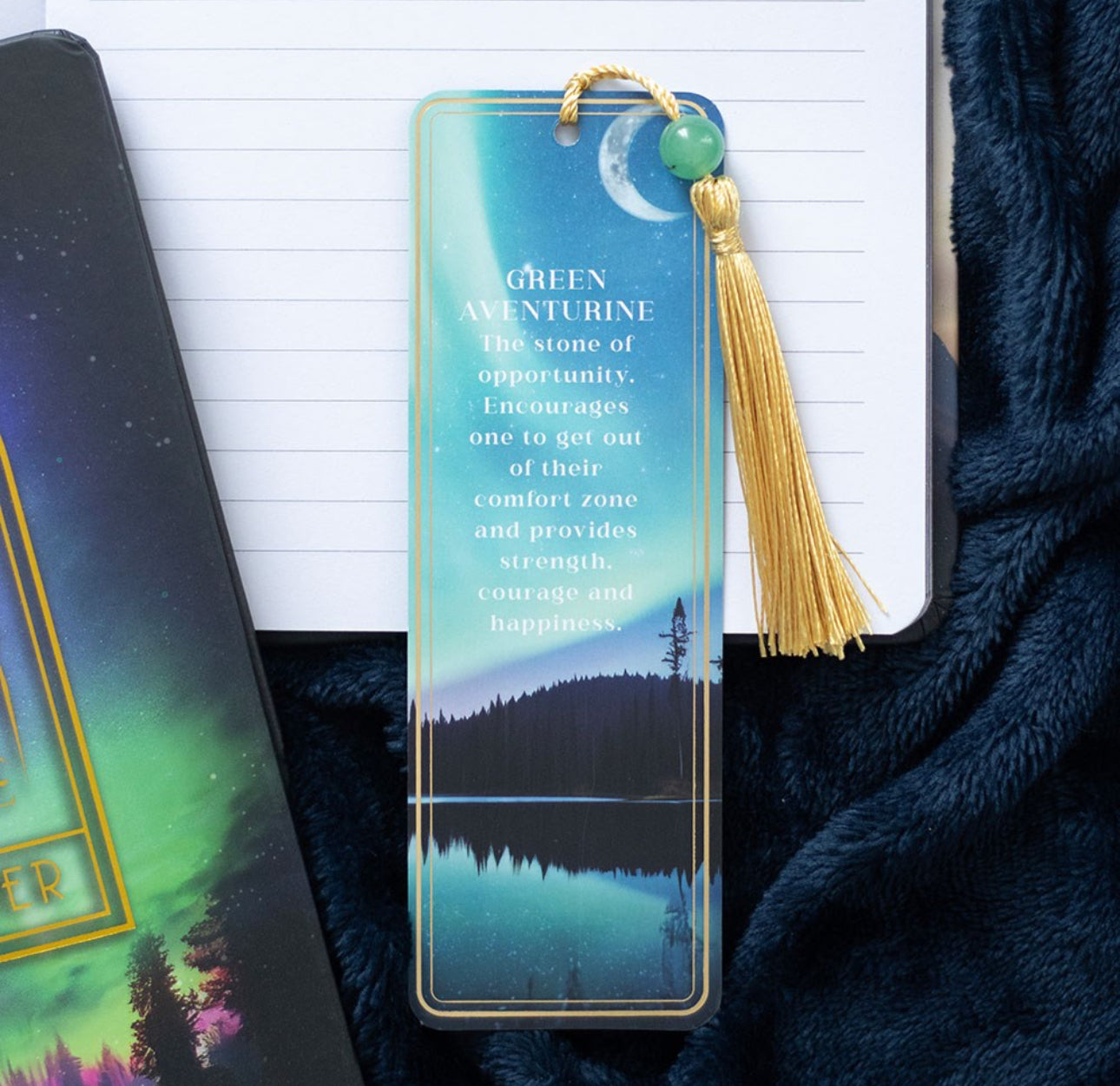 Marca páginas de aventurina