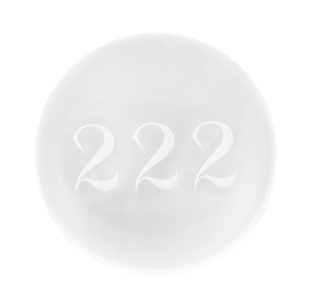 BOLA DE CRISTAL CON EL NÚMERO DE ÁNGEL 222
