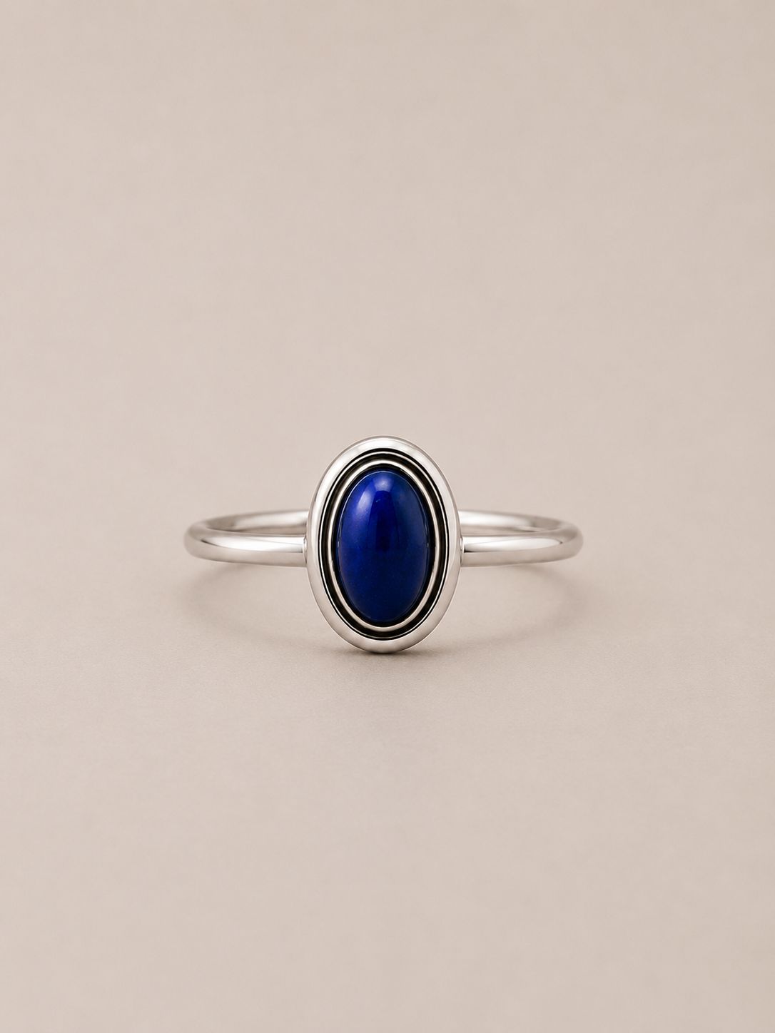 Anillo Lapislázuli en Plata