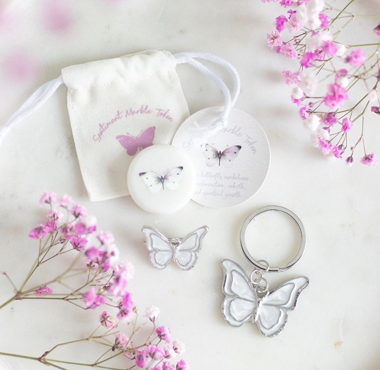 PIN DE MARIPOSA DE ESMALTE