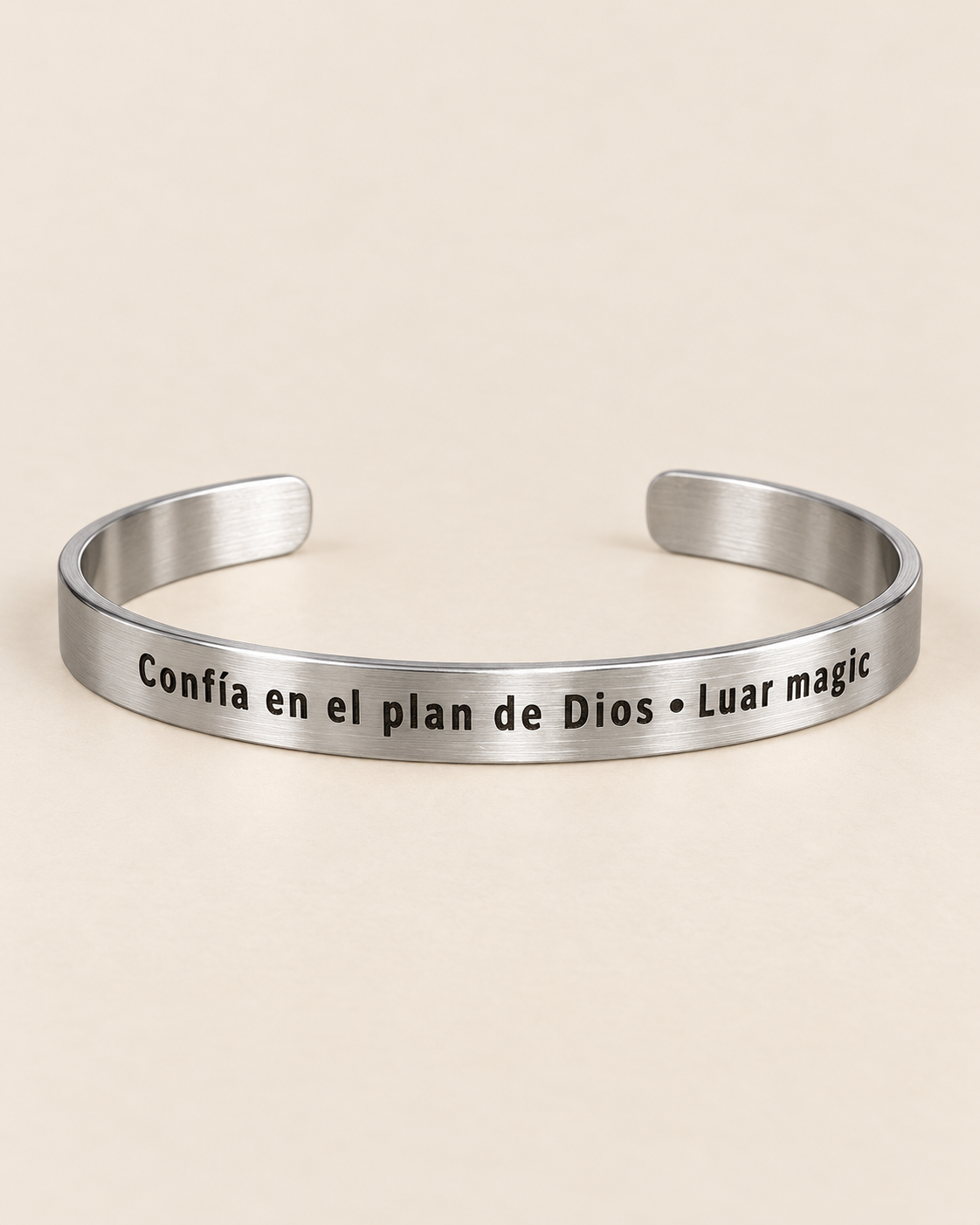 Pulsera “Confía en el plan de Dios”