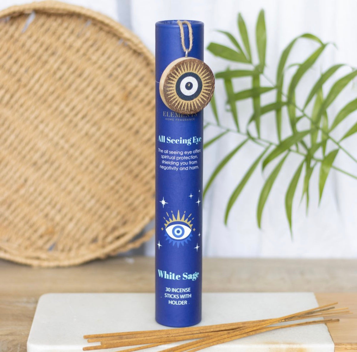 INCIENSO DE SALVIA BLANCA «OJO TURCO» EN ESTUCHE DE REGALO