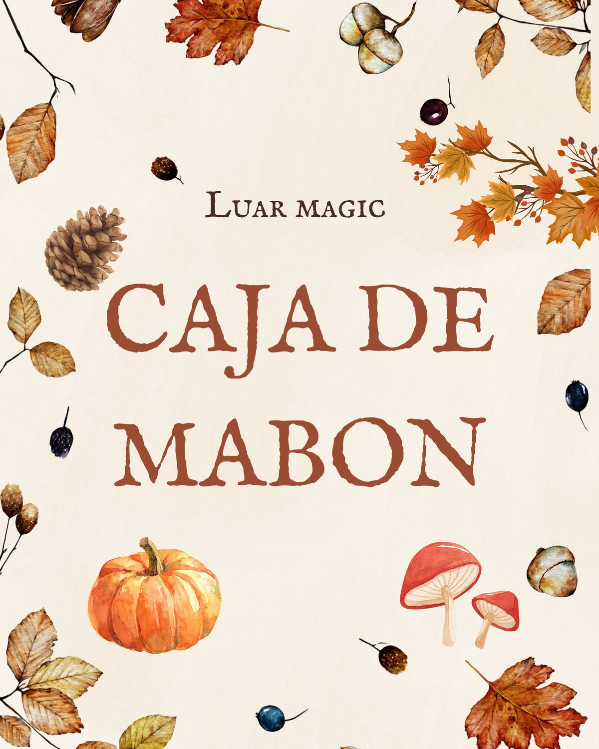 Caja mágica de mabon sorpresa (Equinocio de otoño) Luar magic