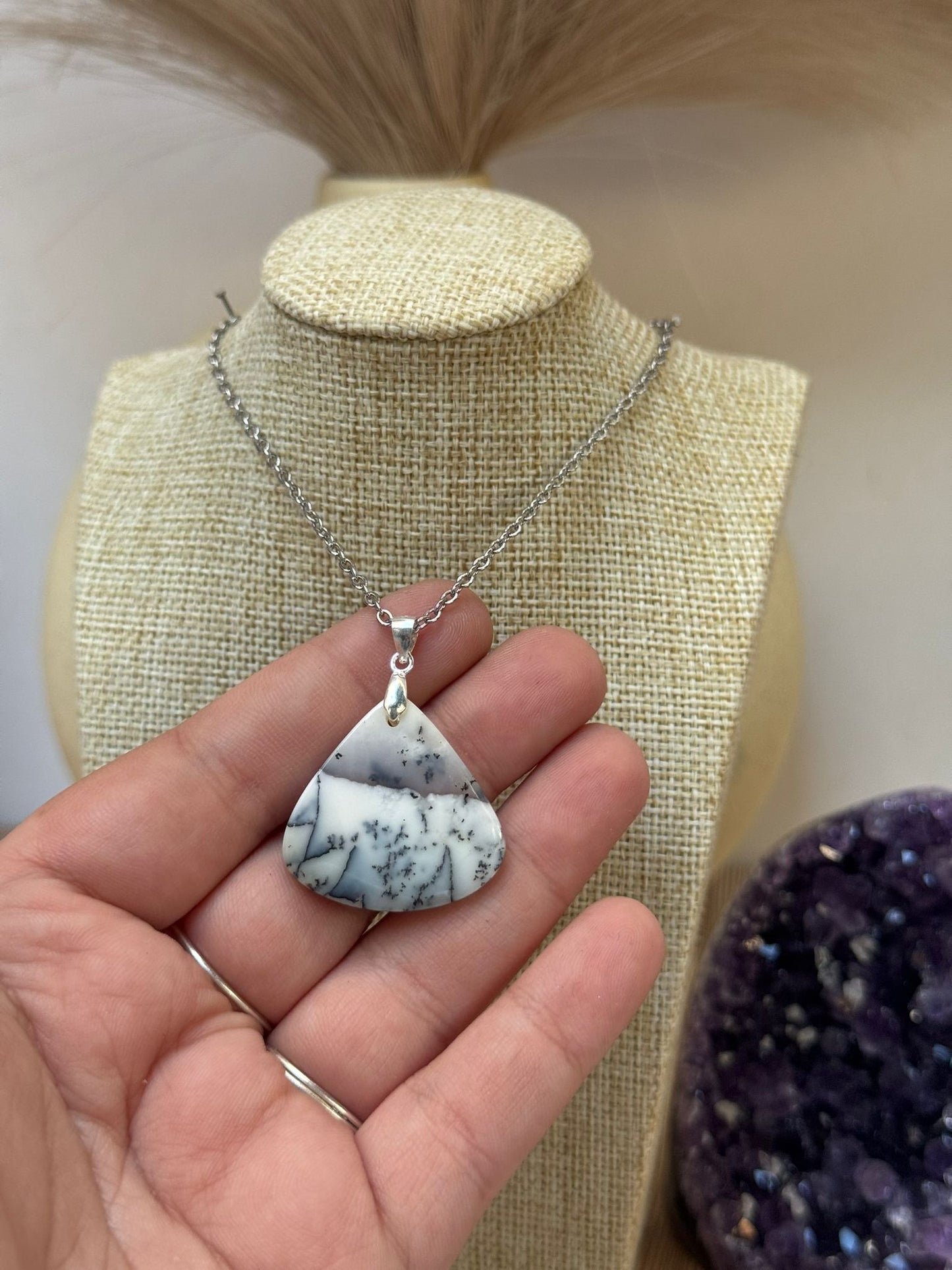 Colgante Ópalo Merlinita (Amuleto de Merlín) en Plata 925