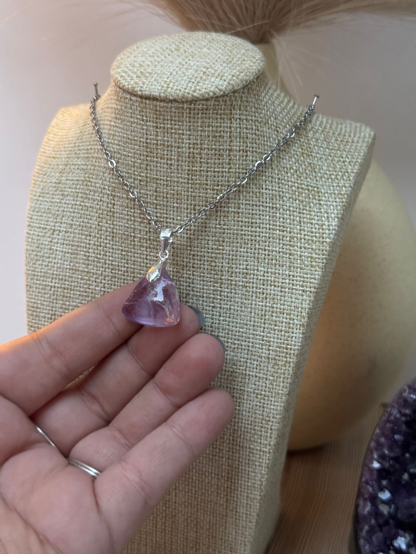 Colgante de Amatista en Plata 925