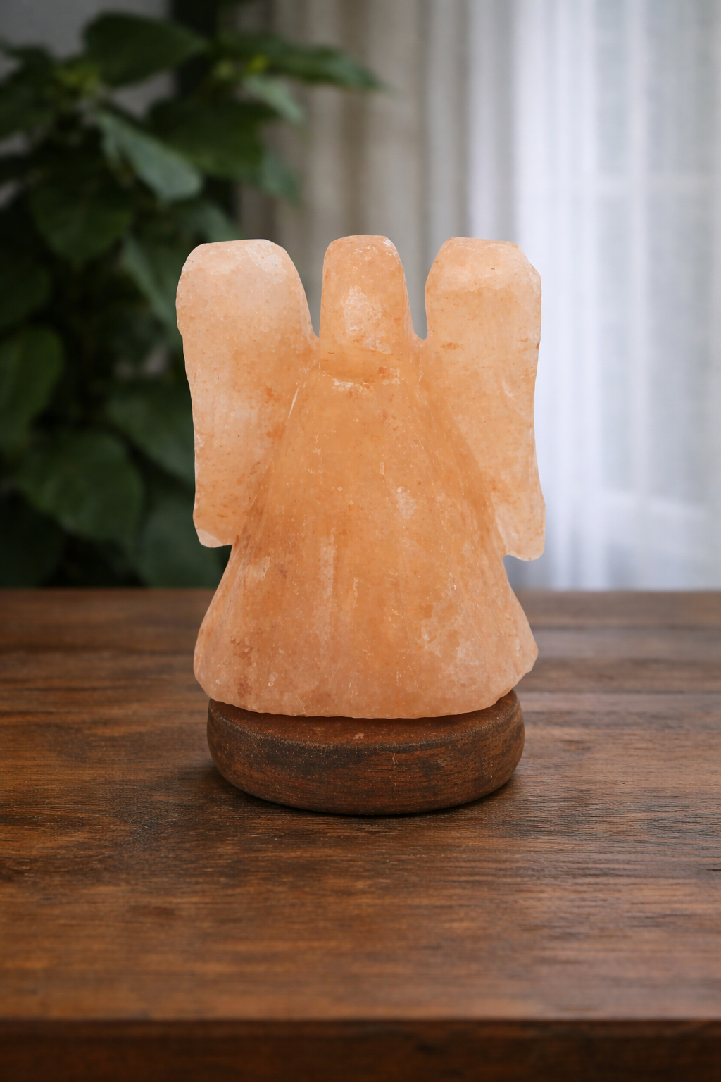 Lámpara USB de sal del Himalaya Ángel