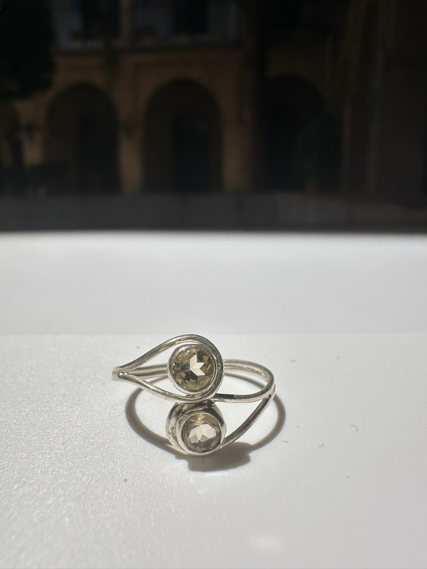 Anillo de Plata con Citrino