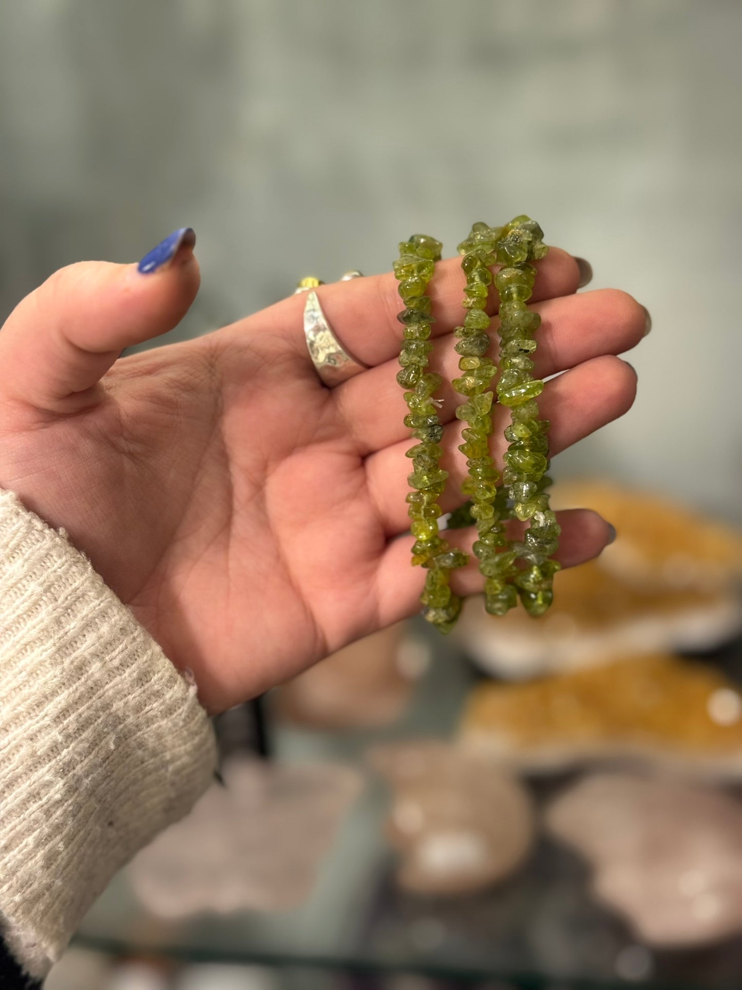 Pulsera de Olivino/periodoto