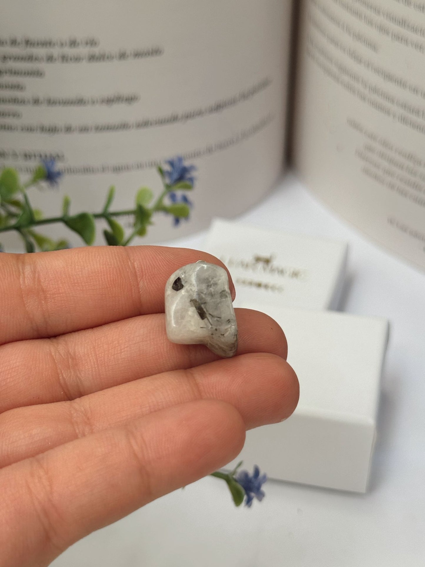 Colgante de Piedra Luna en Plata de Ley 925