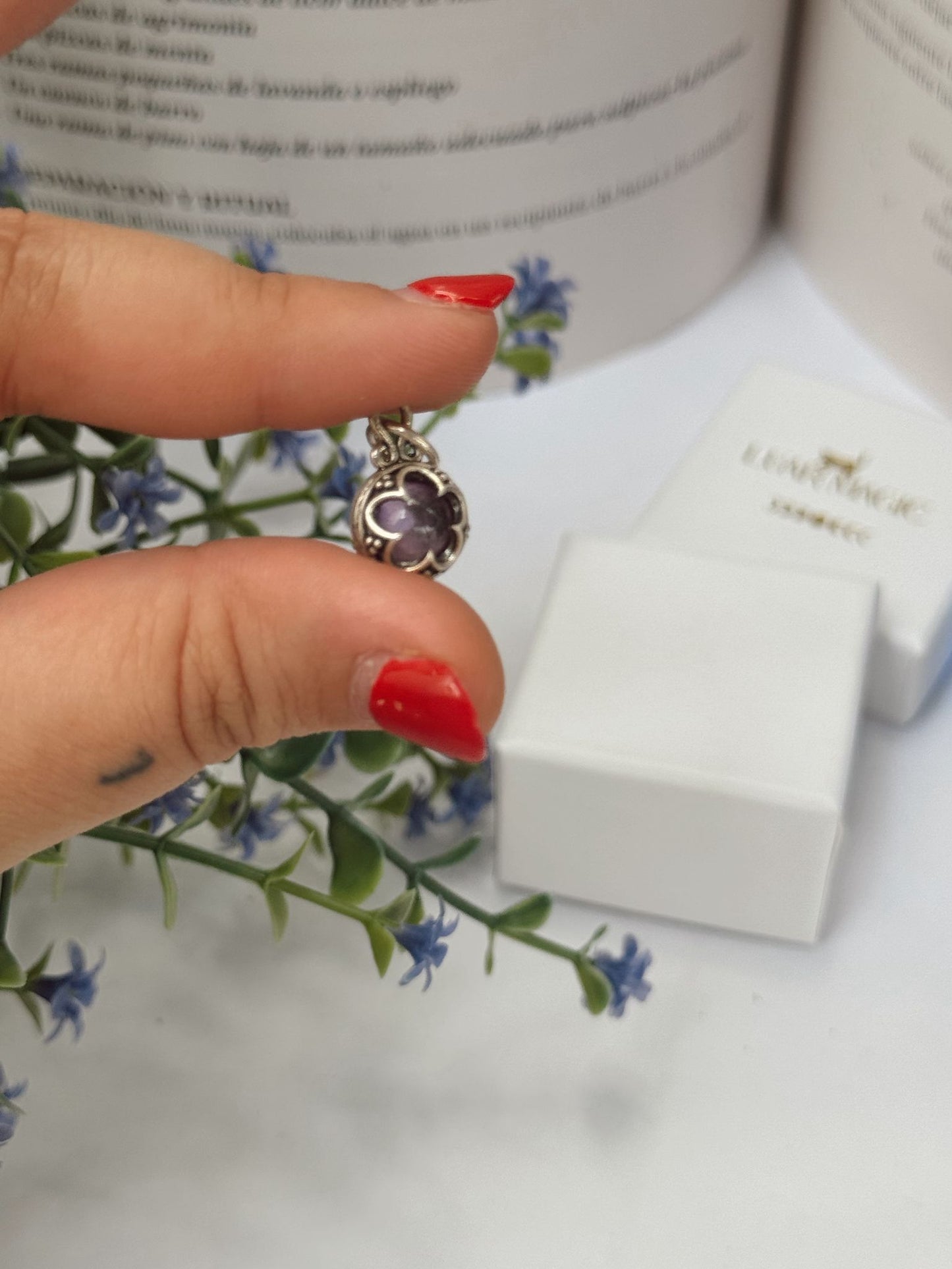 Colgante Gotland de Amatista en Plata de Ley 925