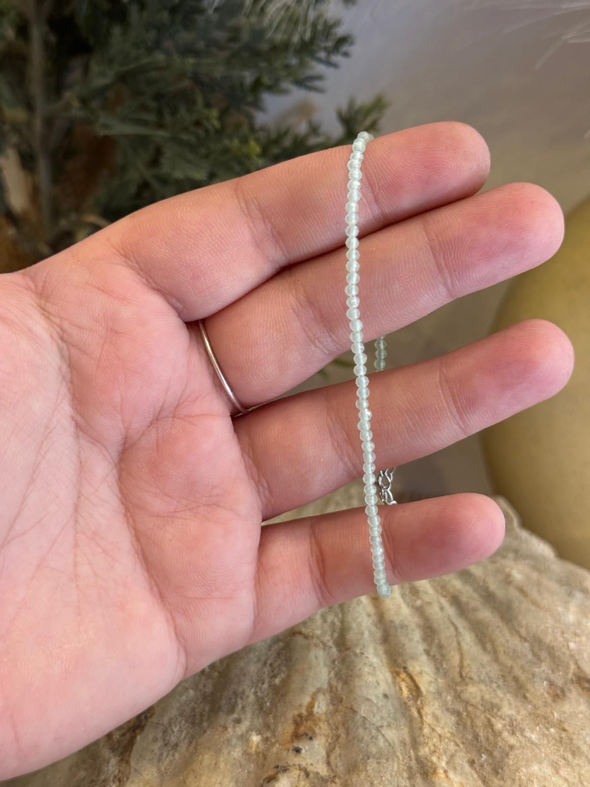 Pulsera Piedra Natural Aguamarina