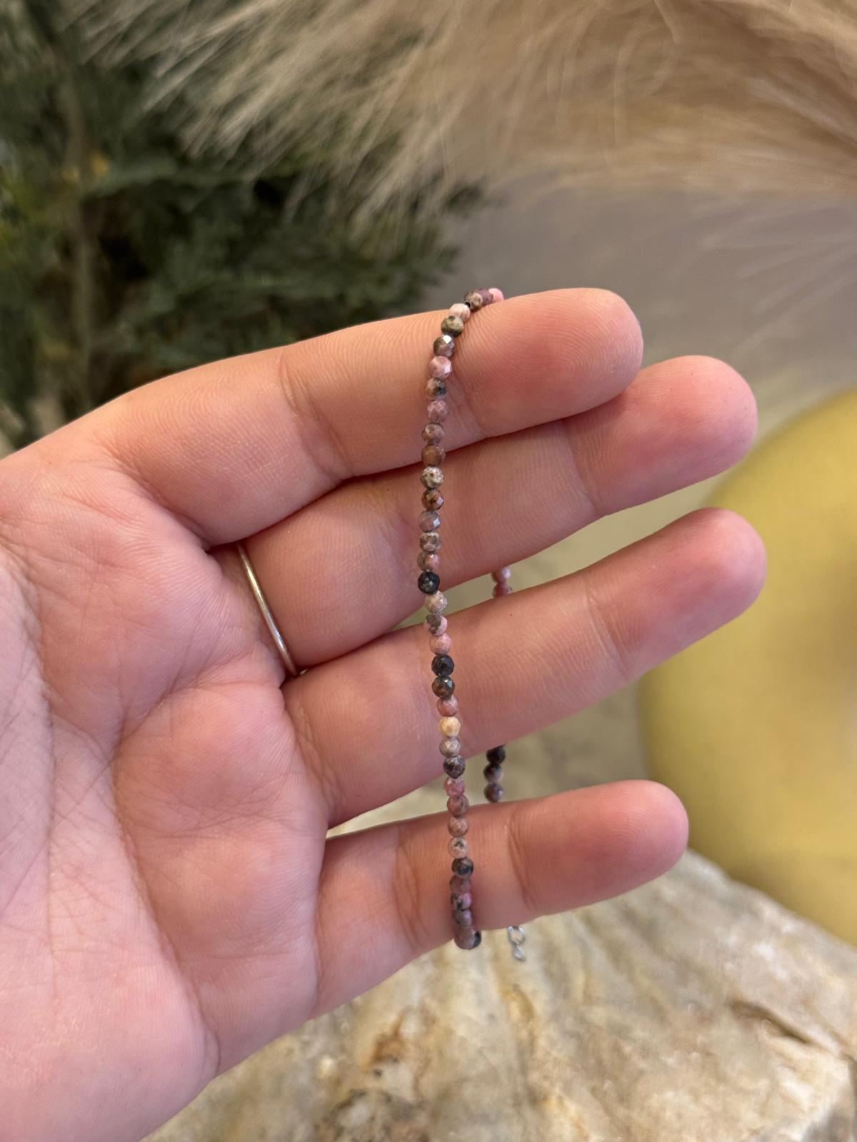 Pulsera rodocrosita