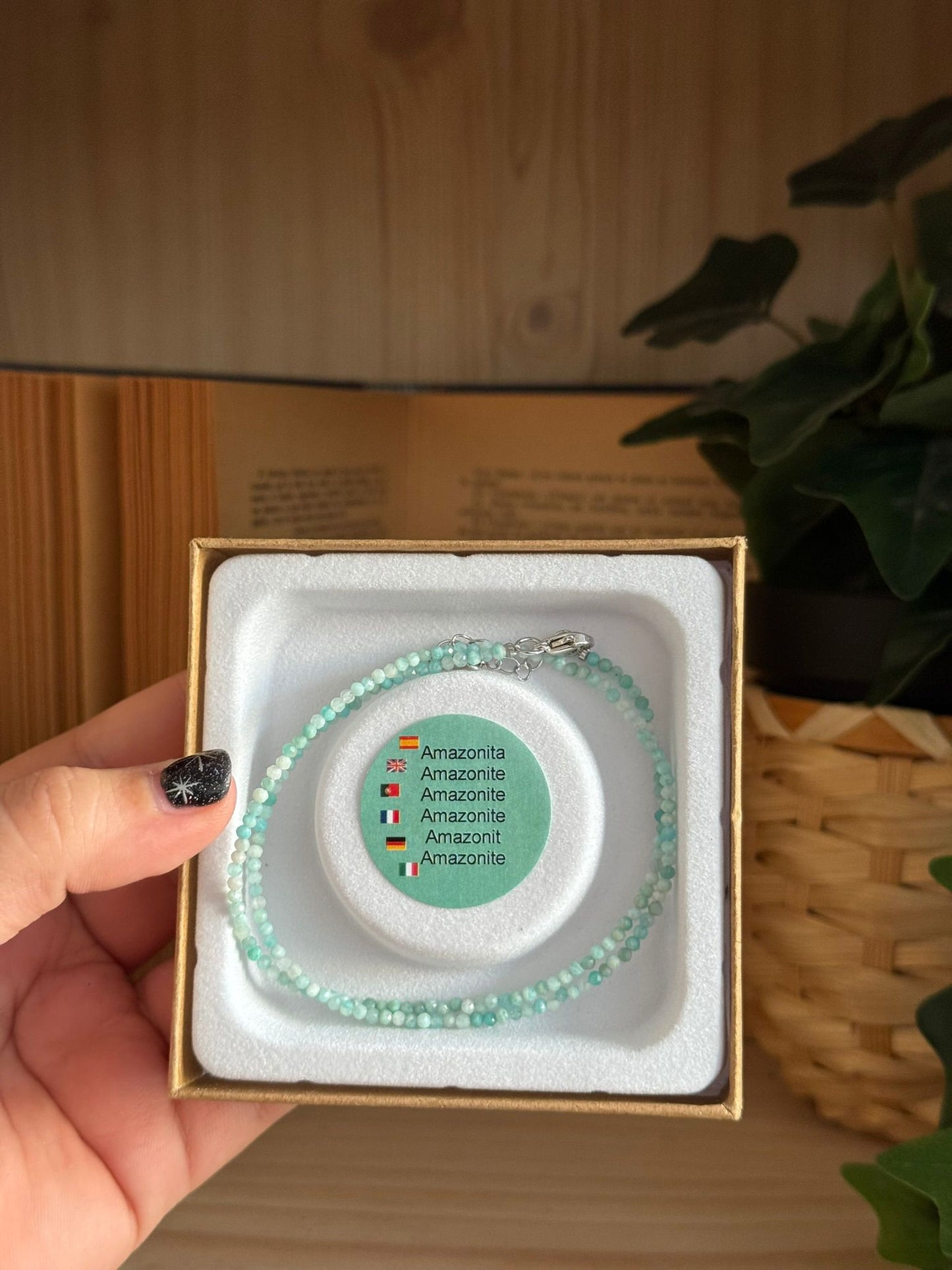 Collar y Pulsera de Amazonita – Calidad Extra