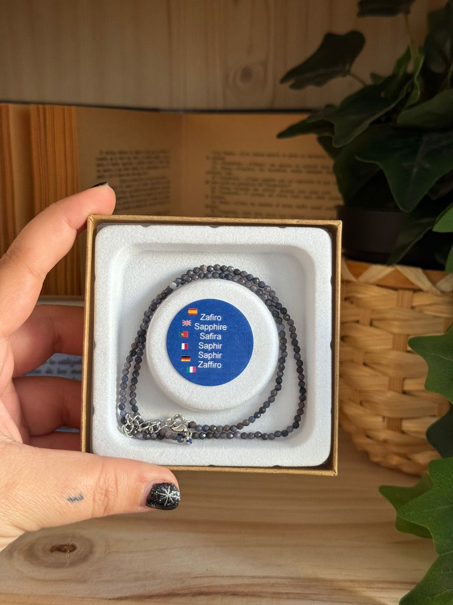 Collar y Pulsera de Zafiro – Calidad Extra