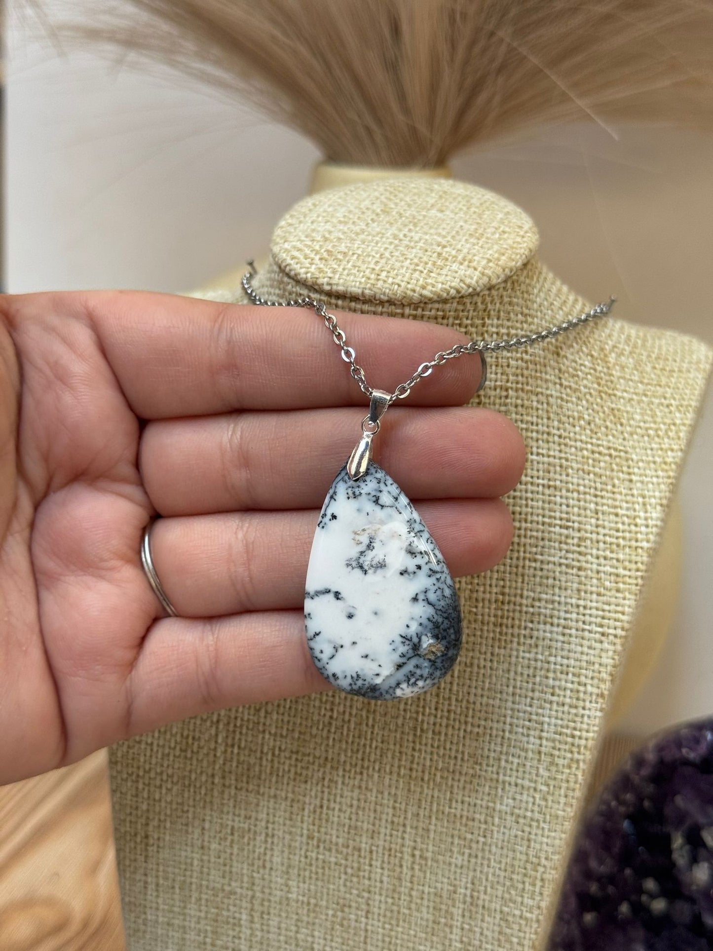 Colgante de Ópalo Merlinita en Plata 925