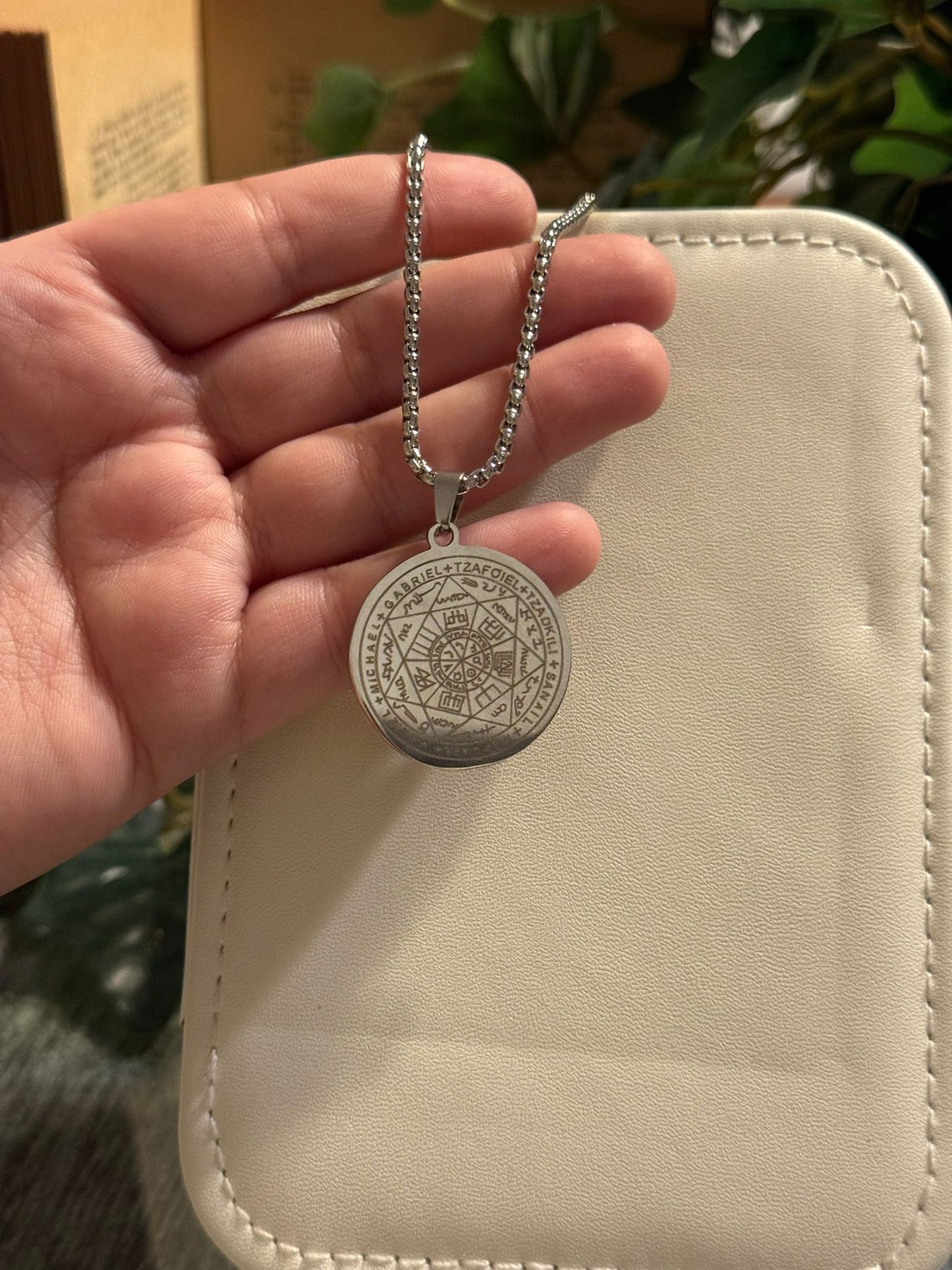 Colgante Sello de los 7 Arcángeles en Acero Inoxidable