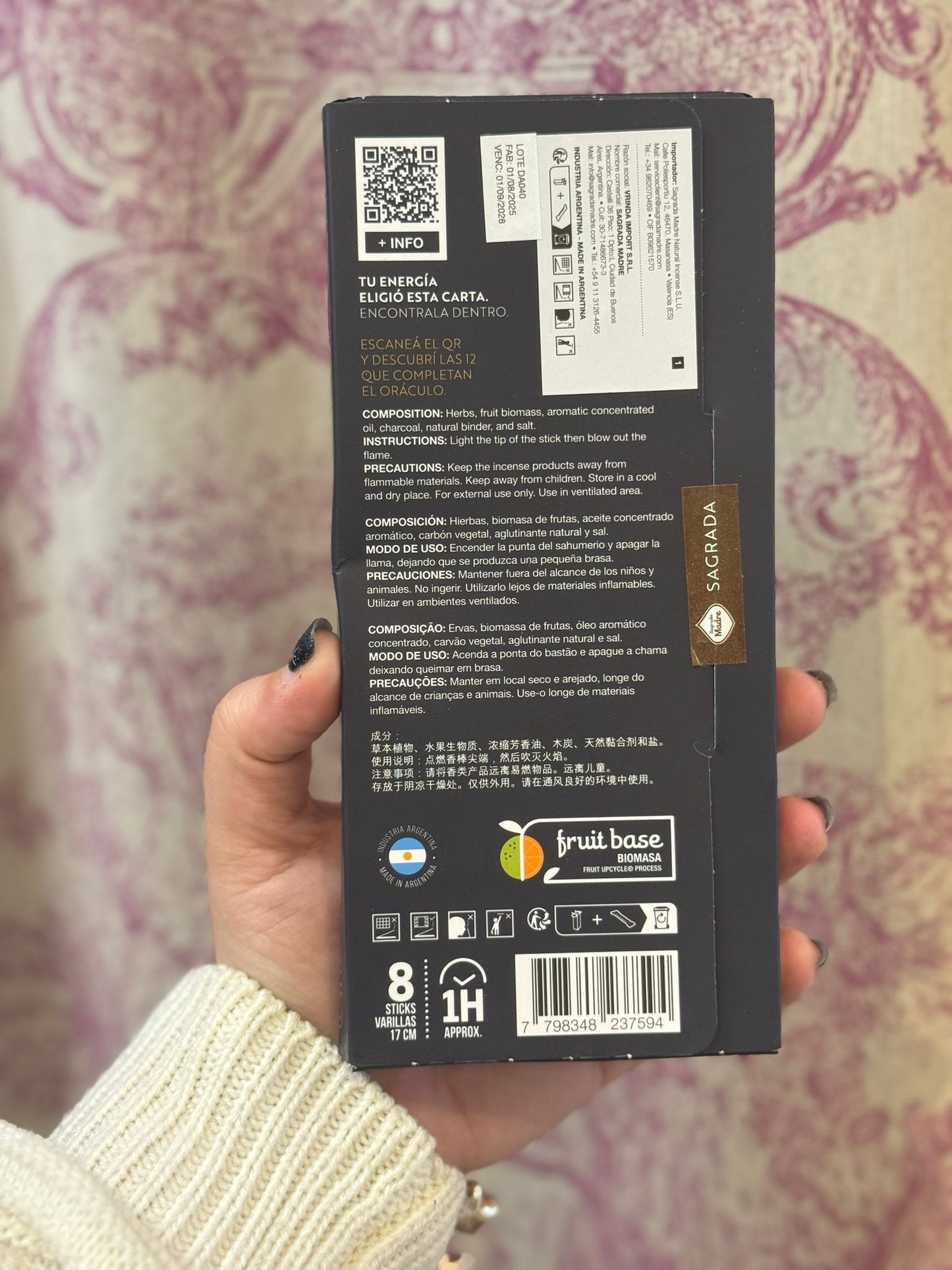 Incienso Oráculo de los Animales – Incluye Carta de Oráculo con Mensaje