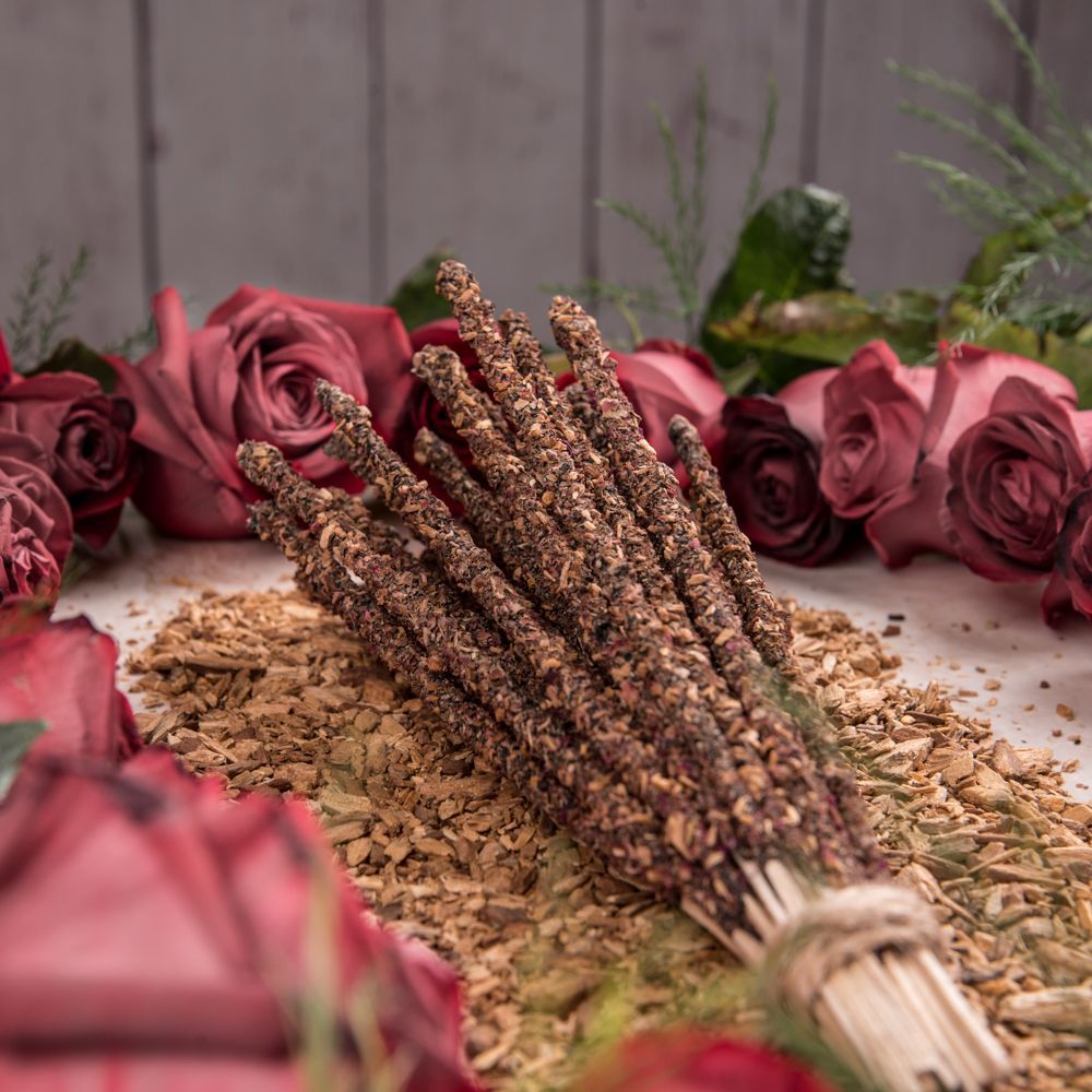 Incienso de Palo Santo con Rosas sagrada madre