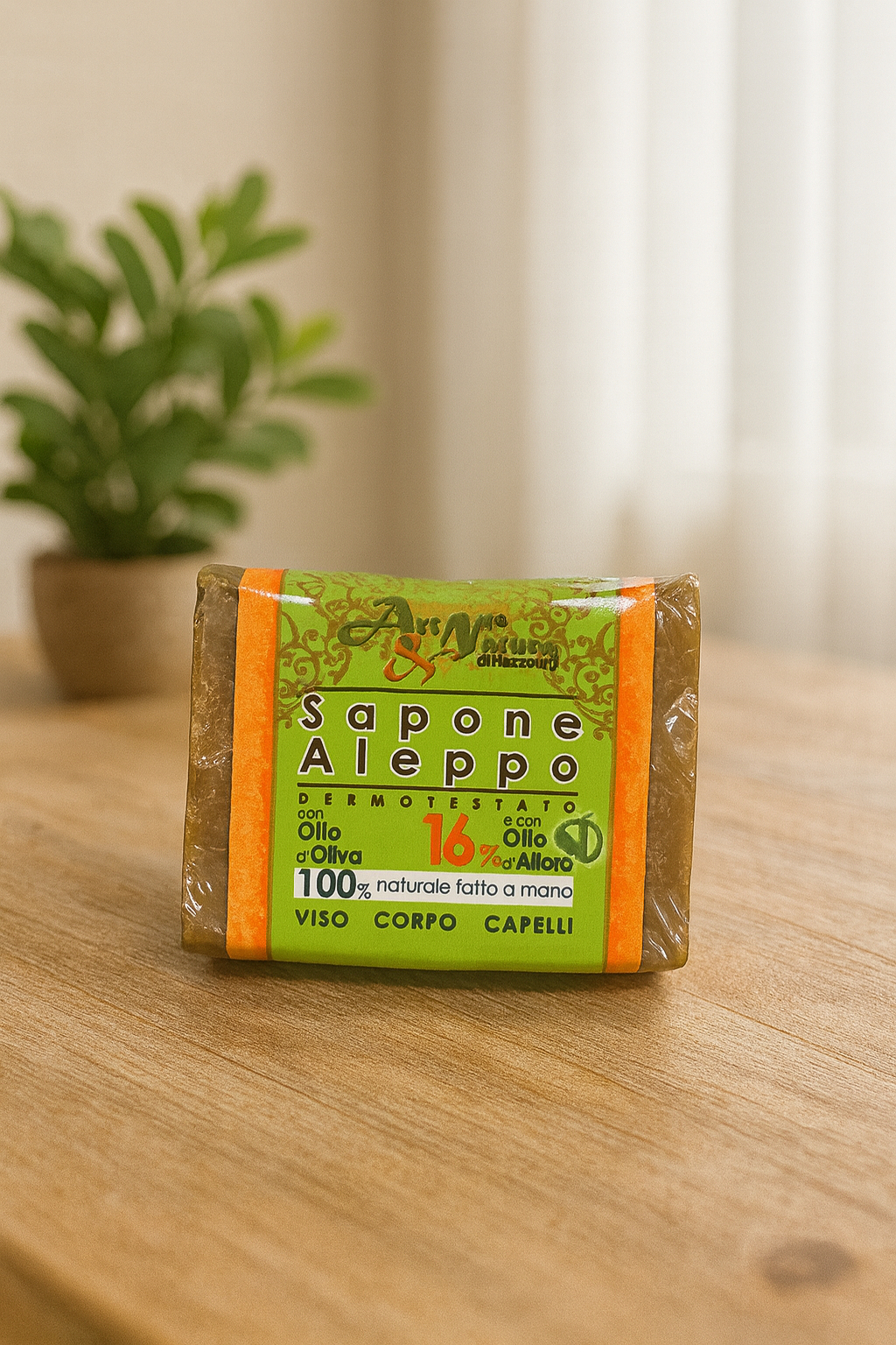 Jabón de Aleppo 16% aceite de laurel