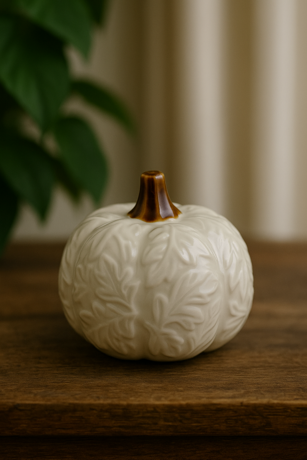 Calabaza Decorativa de Cerámica