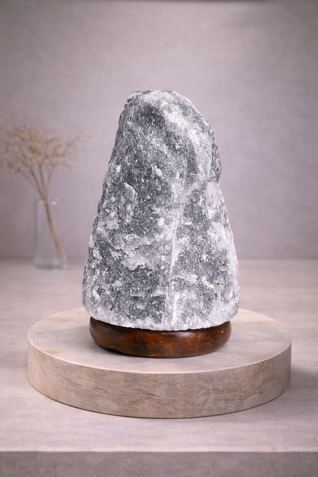 Lampara de sal del Himalaya ( gris )