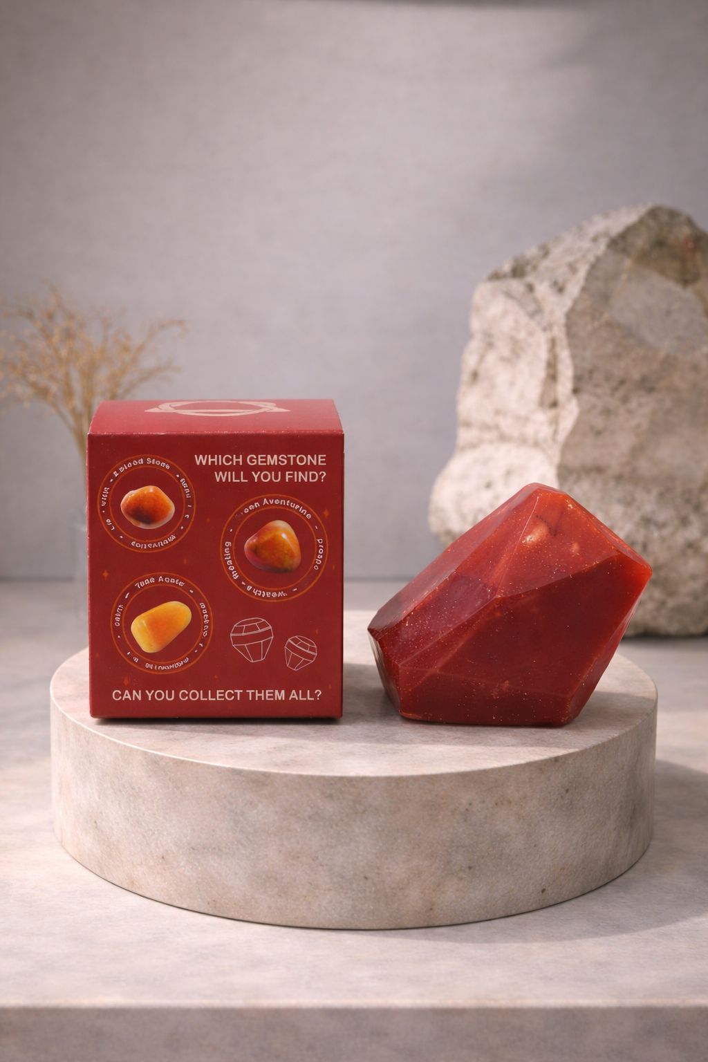 Jabón de excavación mineral ( rojo)