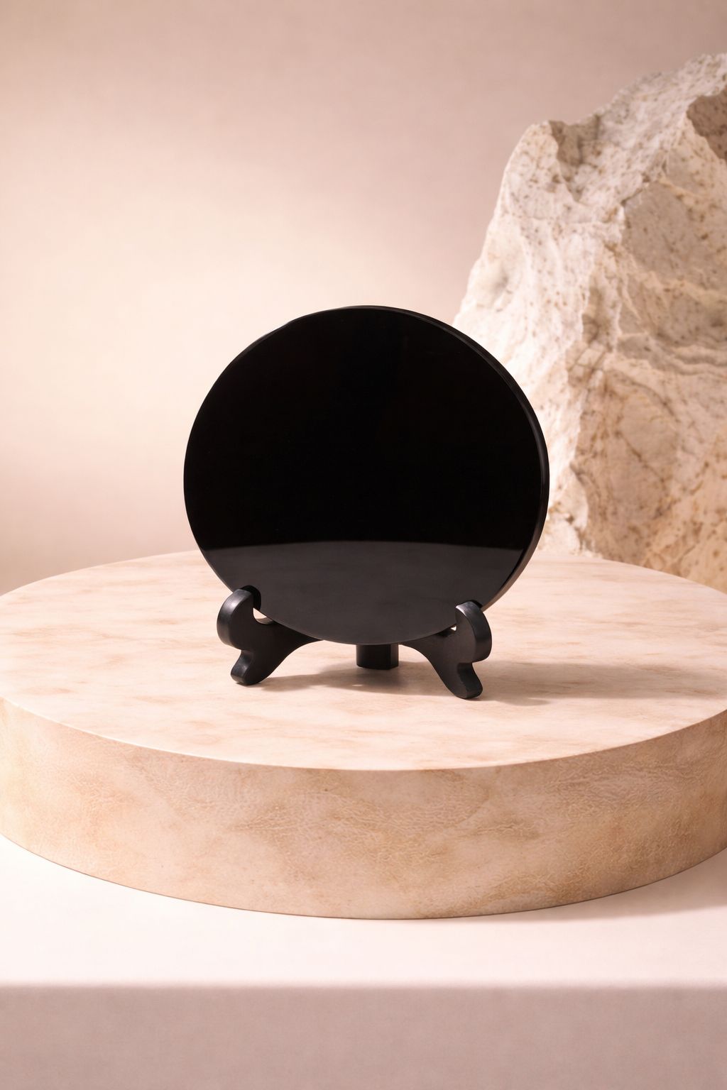 Espejo de obsidiana negra: elegir tamaño