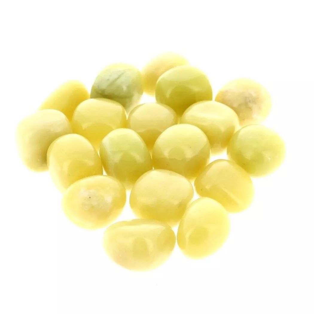 Piedras pulidas EXTRA de Jade limón