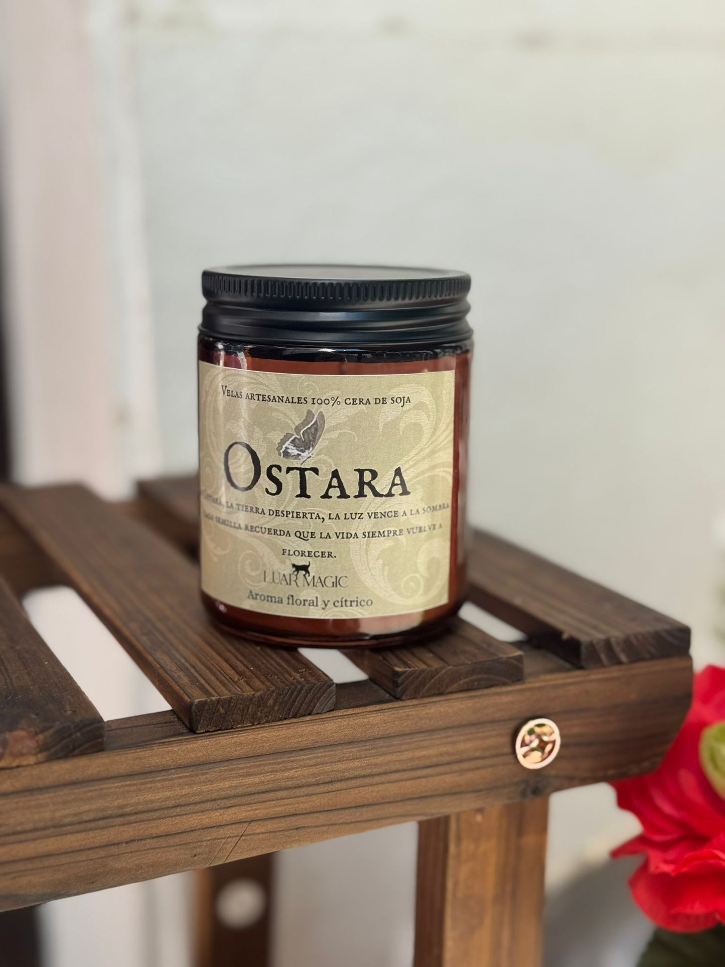 Vela Ritual Ostara - Renacimiento y despertar de la luz.