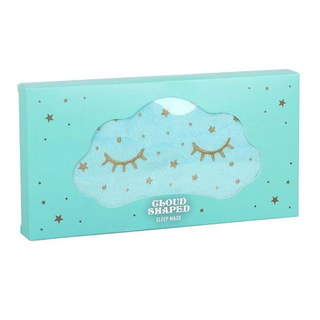 Mascara para dormir en forma de nubes.