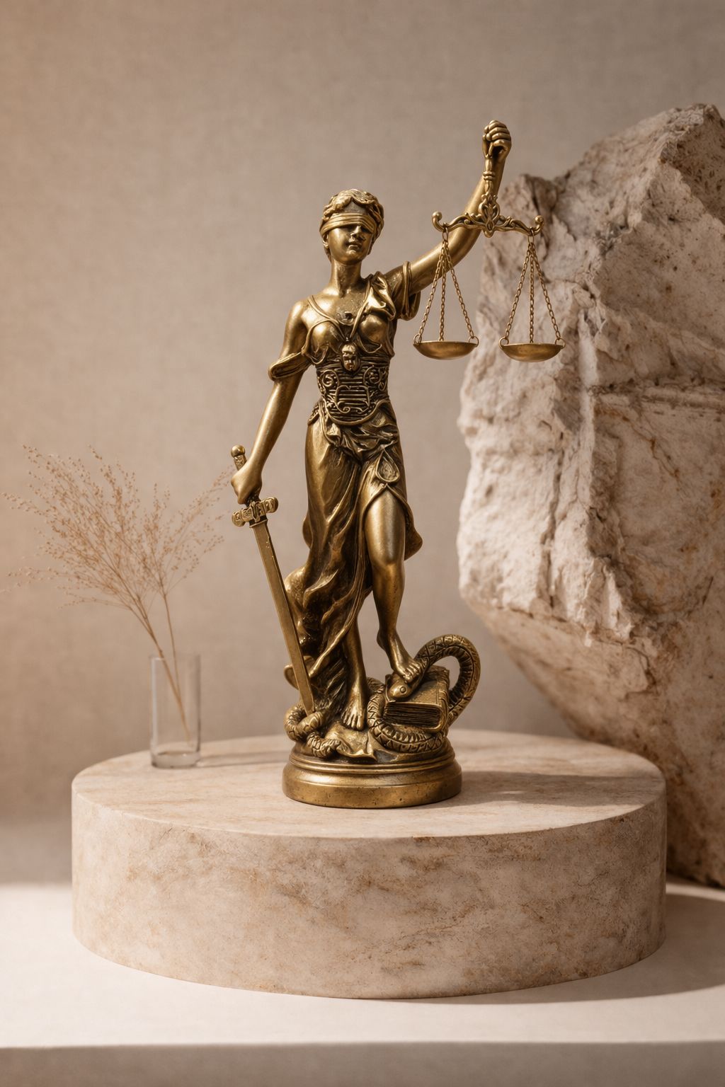 Diosa de la Justicia 20 cm.