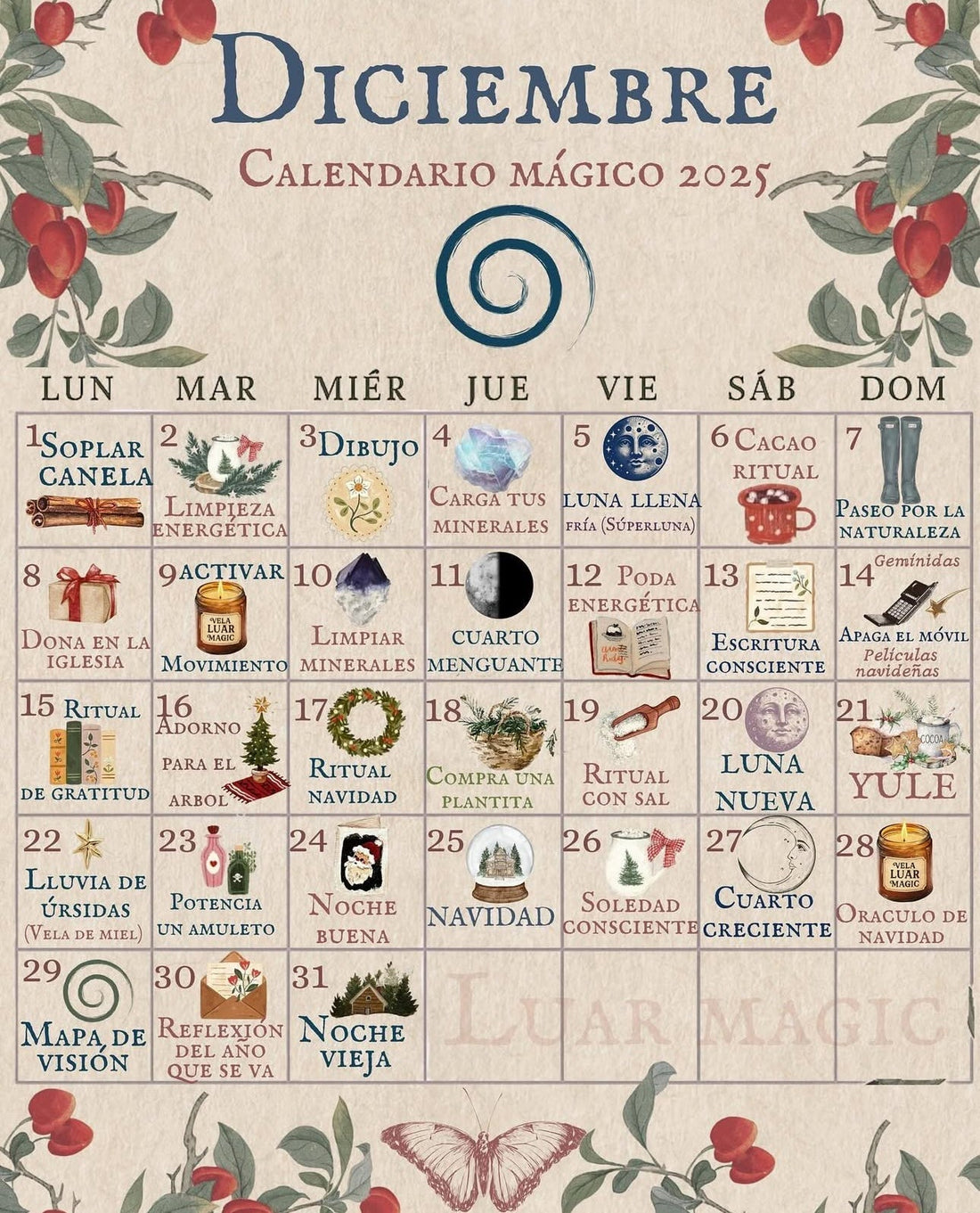 Calendario Mágico de Diciembre – Guía Completa